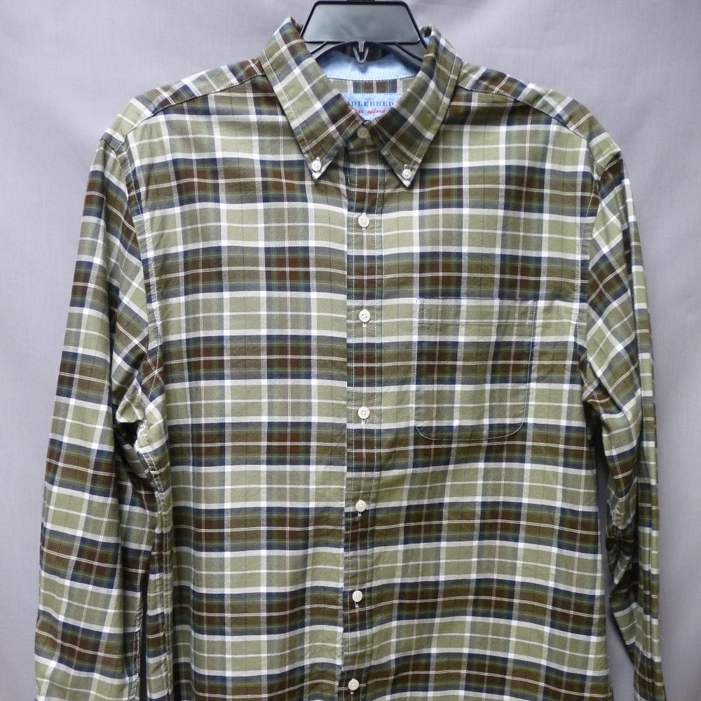 NWOT! Saddlebreed Mens Plaid Shirt L